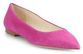 Thumbnail for your product : Brian Atwood Audry Suede Ballet Flats