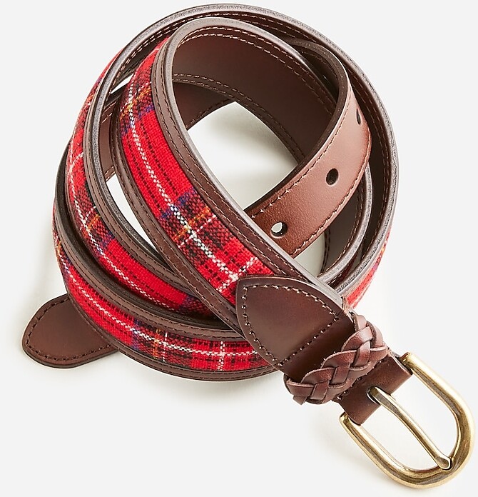 Supreme Repeat Red Leather Belt - Farfetch