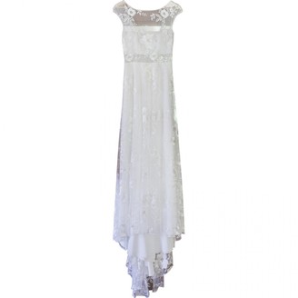 Rime Arodaky White Lace Dress for Women