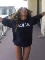 Thumbnail for your product : Sub Urban Riot Suburban Riot Kale Unisex Sweatshirt in Navy as seen on Beyonce and Rihanna