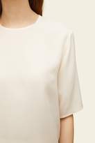 Thumbnail for your product : Mansur Gavriel Silk Short Sleeve Blouse