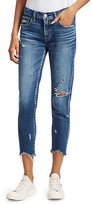 Thumbnail for your product : Moussy Vintage Glendale Distressed Cropped Skinny Jeans