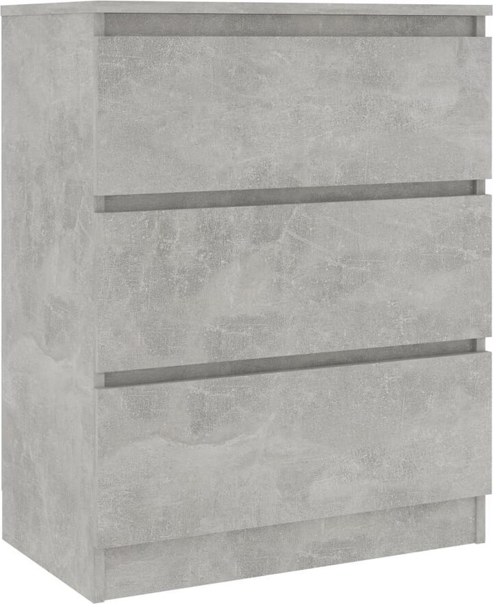 VidaXL Sideboard Concrete Gray 23.6\