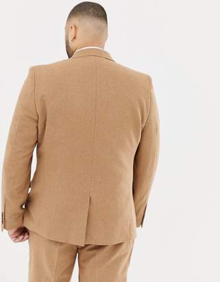 Gianni Feraud Plus slim fit wool blend suit jacket
