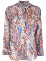 Thumbnail for your product : Roseanna Paisley-Print Silk Shirt