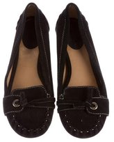 Thumbnail for your product : Kate Spade Suede Round-Toe Loafers