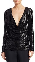 Thumbnail for your product : Ramy Brook Ash Sequin Ruch Top