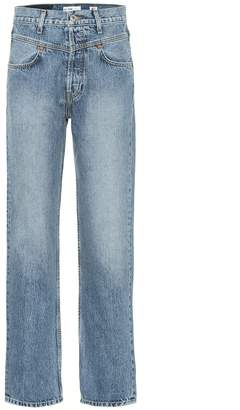 RE/DONE Double Yoke high-rise straight jeans