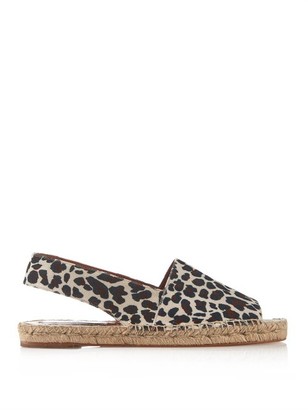 Stella McCartney Rocio leopard-print canvas sandals