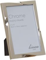 Thumbnail for your product : Linea Chrome plated twist design photo frame 4x6