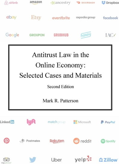 Antitrust Law in the Online Economy: Selected Cases and Materials (Paperback)