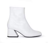 Thumbnail for your product : Unreal Fields Doric - White Leather Square Toe Boots