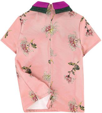 Scotch & Soda Printed top with layered collars