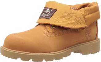 Timberland Youths Roll Top Wheat Leather Boots 7 US
