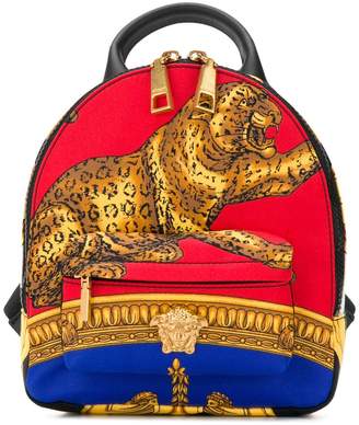 Versace tiger print mini backpack