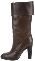 Thumbnail for your product : Hogan Leather Knee-High Boots w/ Tags