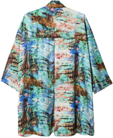 Thumbnail for your product : Choies Colorful Printing Kimono Coat