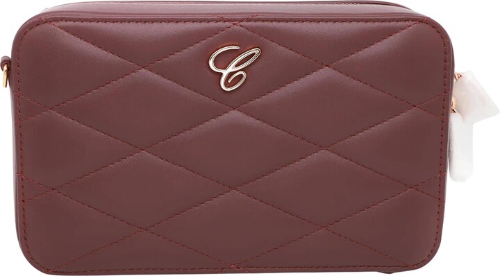 Chopard Happy Hearts Bordeaux Quilted Leather Mini Chain Bag 95000-1099