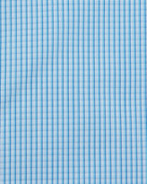 Thumbnail for your product : Charvet Check Barrel-Cuff Dress Shirt, Teal