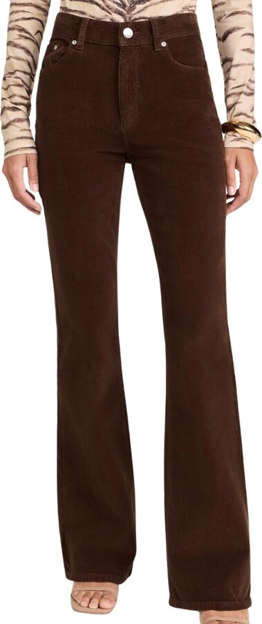 DL1961 - Women's Bridget Boot High Rise Instasculpt Jeans In Walnut Corduroy