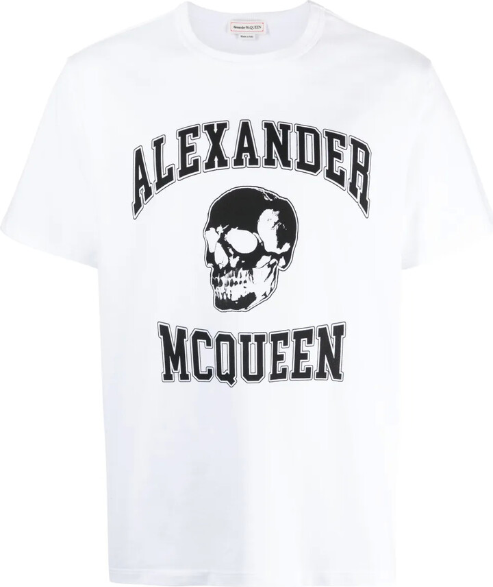Alexander McQueen logo-print cotton T-shirt