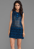 Thumbnail for your product : Anna Sui RUNWAY Pop Tweed and Textured Linen Dress