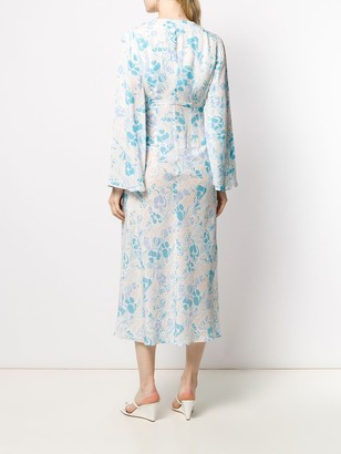 Rixo Floral-Print Midi Dress