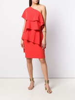 Thumbnail for your product : Lanvin Asymmetric Ruffled Party Dress