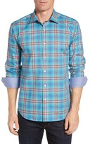 Thumbnail for your product : Bugatchi Men's Big & Tall Shaped Fit Plaid Sport Shirt