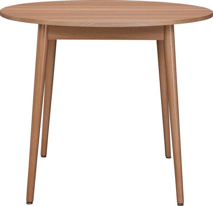 Dunelm Leo 4 Seater Round Dining Table Brown ShopStyle
