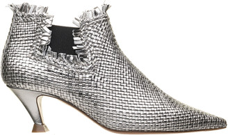 augustine woven ankle boot