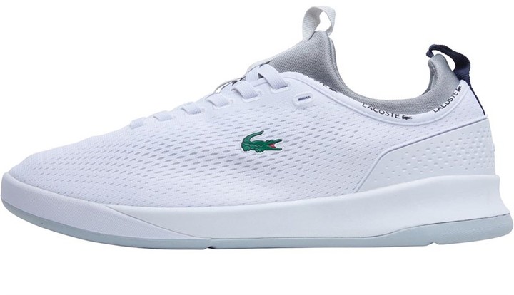 Lacoste Mens LT Spirit 2.0 Trainers White/Grey - ShopStyle