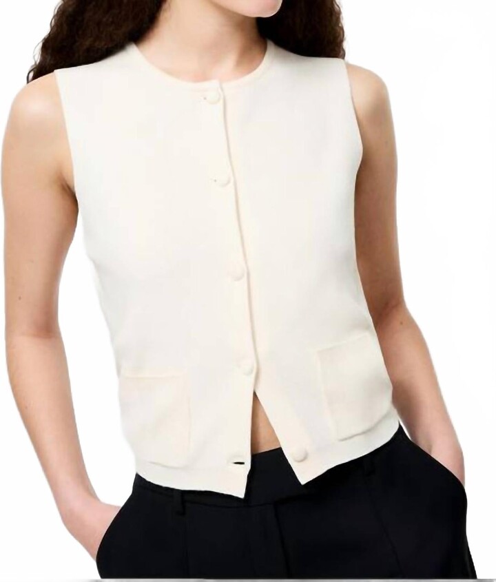 French Connection Cosysoft Knit Vest In Color