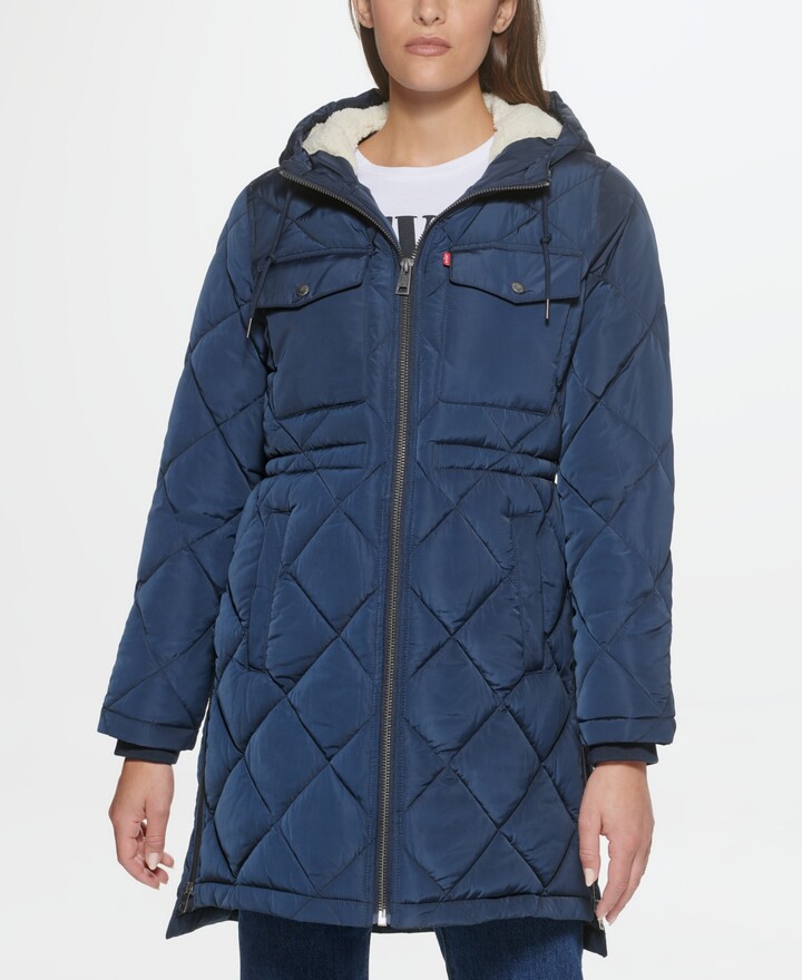 Hooded Anorak Navy | Shop the world's largest collection of 