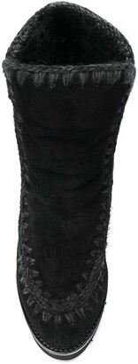 Mou French Toe Wedge Short boots