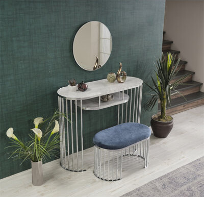 Latitude Run Garry Chrome Legs Fabric Top Module Ottoman (Only Including Ottoman)