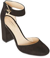 palizzio womens harwill pumps buckle square toe block heel