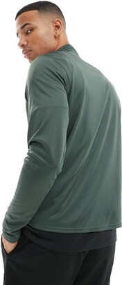 nike pacer half zip green