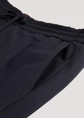 Emporio Armani Sweatpants In Comfortable Japanese Wool