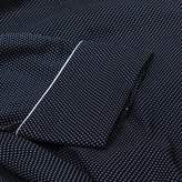 Thumbnail for your product : Derek Rose Plaza 21 Navy Polka Dot Cotton Robe