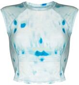 Thumbnail for your product : Frankie's Bikinis Abstract-Print Swim Top