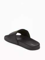 Thumbnail for your product : Old Navy Faux-Leather Pool Slide Sandals for Men