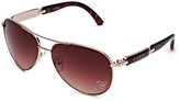 Thumbnail for your product : GUESS Rhinestone G Aviator Sunglasses