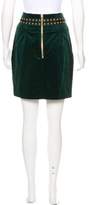 Thumbnail for your product : Pierre Balmain Velvet Mini Skirt