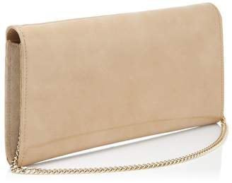 Jimmy Choo MARGOT Red Patent and Suede Clutch Bag