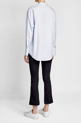 3.1 Phillip Lim Cotton Blouse with Faux Pearls