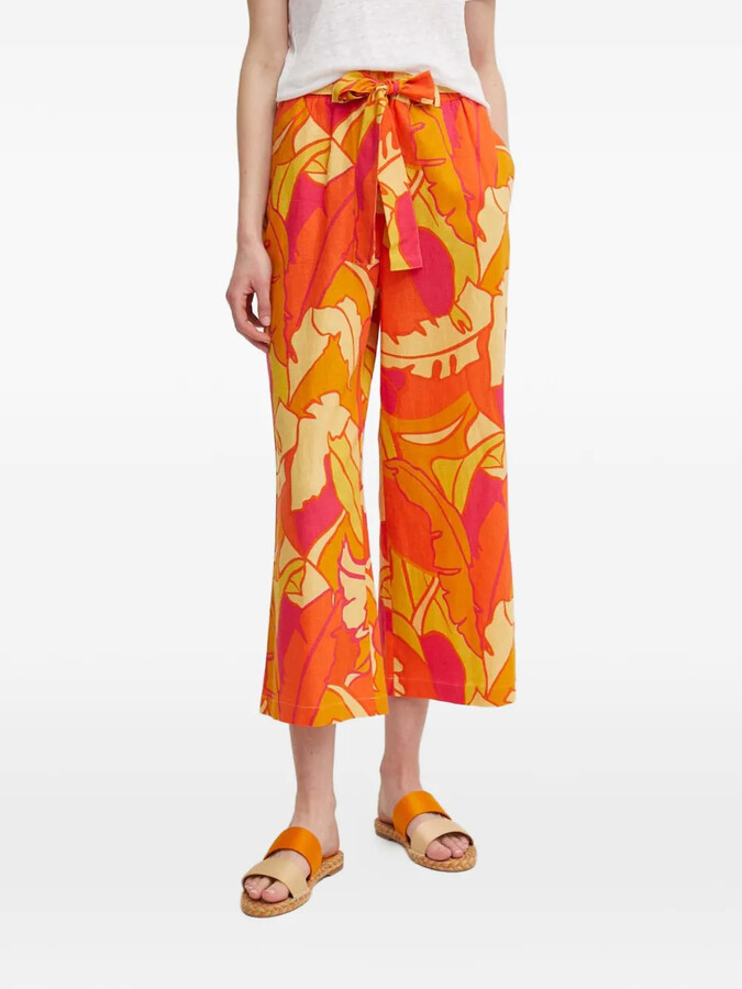 Joseph Ribkoff Floral-Pattern Trousers