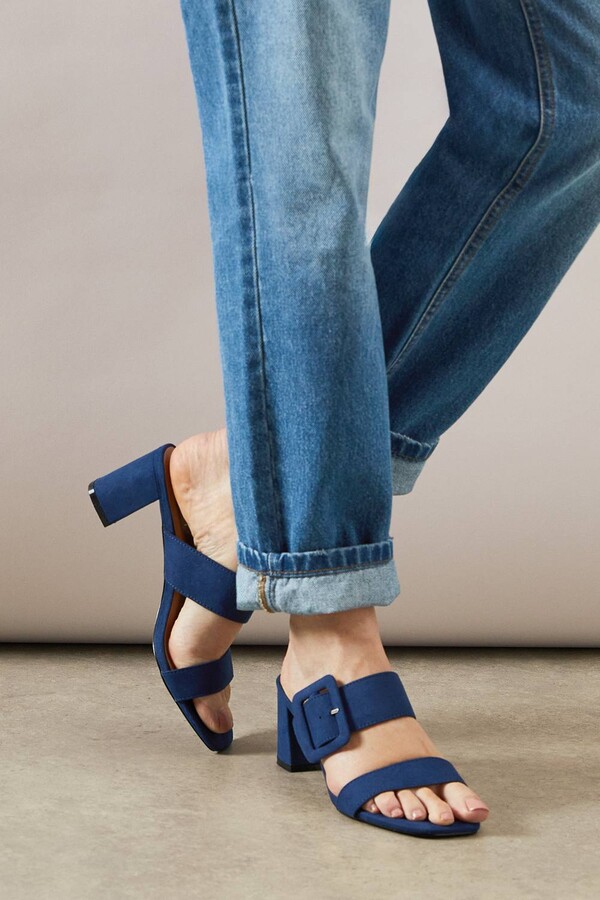 Navy Block Heel Shop The Largest Collection ShopStyle AU