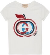 Thumbnail for your product : Gucci Children's cotton T-shirt with apple