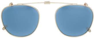 Garrett Leight Hampton Combo clip sunglasses